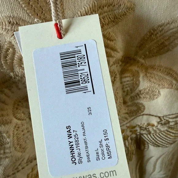 Johnny Was Pajaro Bird Sweatshirt - Picture 5 of 7